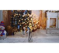 Cherry Blossom Twig Branch Light, Warm LED Lights - Choice of Colours… (Pink)