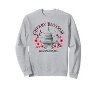 Cherry Blossom US Capitol Washington DC Souvenir Sweatshirt