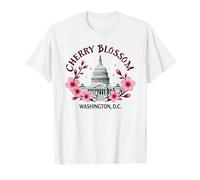 Cherry Blossom US Capitol Washington DC Souvenir T-Shirt