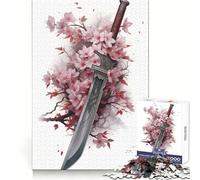 Cherry Blossom Weapon 1000 Piece Teenager Puzzles Clear Thinking Gentle Pastime Precise Edges Ideal Xmas Gift (38x52cm)
