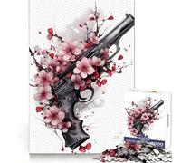 Cherry Blossom Weapon Teenagers Puzzles 1000 Piece Jigsaws Mind Exercise Light Enjoyment Exact Cut Thoughtful Gift (50x75cm)