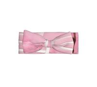 Cherry Blossom White Staircase Baby Bow Headband, #Soft Baby Bow Hair Accessory For Newborn Babies, Toddlers, Kids.