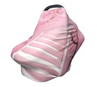 Cherry blossom white staircase Versatile full-print Stroller Chair Cover/Nursing Cover, specially designed for your baby