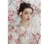 Cherry Blossom Woman Jigsaw Puzzles for Adults 3000, 3000 Piece Jigsaw Puzzles, Classic Educational Jigsaws, Impossible de Assemble Handmade, Challenging Puzzle, Fun Family Activities FNKL0-1118