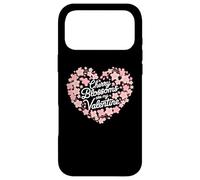 Cherry Blossoms Are My Valentine Flower Valentines Day Case for iPhone 17 Pro Max