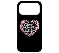 Cherry Blossoms Are My Valentine Flower Valentines Day Case for iPhone 17 Pro Max