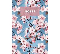 Cherry Blossoms, Blue and Pink Notebook