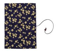 Cherry Blossoms Book Cover Blue Hot Stamping Cloth Sleeve