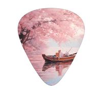 Cherry Blossoms Fall guitar picks in three different thicknesses, suitable for electric guitar and band players