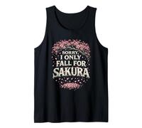 Cherry Blossoms I Only Fall for Sakura Tank Top