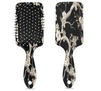 Cherry Blossoms Japan Flowers Hair Brush Wet Dry Air Cushion Hair Brush Plastic Detangler Hairbrush for Kids Adults Back To School Gift Women Men
