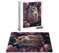 Cherry Blossoms Jigsaw Puzzle, Puzzle 5000 Pieces, Jigsaw Puzzles for Adults 5000 Piece Owl Wooden Puzzles for Adults, Challenging Game Toys Jigsaws for Home Wall Decoration and Gifts Christmas B-8378