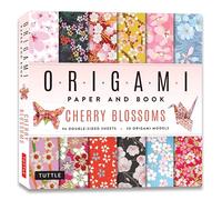 Cherry Blossoms Origami Paper and Book: 20 Easy Models with 96 High Quality Folding Sheets (Double-Sided)