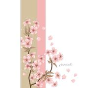 Cherry Blossoms Pink & Brown Journal: Softcover 5.5" x 8.5" lined notebook, diary, scrapbook