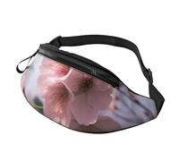 Cherry Blossoms Printed Personalized Waist Bag, Lightweight and Versatile Crossbody Bag for Everyday and Outdoor Adventures