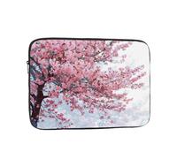 Cherry Blossoms Tree Print Laptop Sleeve, Compact Portable Protection for 12 inch Devices, Pad Tablet, Work, Travel & Office Use