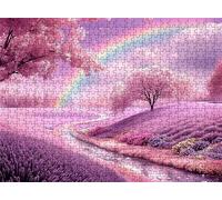 Cherry Blossoms Tree Puzzle - 3000 Piece Jigsaw Puzzles for Adults - The Back Features Printed Letter Guides - and The Pieces fit Together Snugly - Wooden Puzzles for Adults 48.0 X 31.9 Inch s7h-164