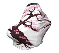 Cherry Blossoms Tree Versatile full-print Stroller Chair Cover/Nursing Cover, specially designed for your baby