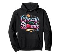 Cherry Bomb Tshirt Women Men Cherries Roller Derby Retro 70s Pullover Hoodie