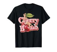 Cherry Bomb Tshirt Women Men Cherries Roller Derby Retro 70s T-Shirt