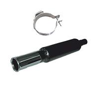 Cherry Bomb Universal Performance Exhaust Box In Black Fits Vauxhall + Bracket