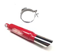 Cherry Bomb Universal Performance Exhaust Box Slash Cut Fits Volvo + Bracket