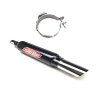 Cherry Bomb Universal Performance Exhaust Slash Black Std Fits VW + Bracket