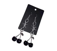 Cherry Bra Briar Ring Drop Multifunction Heart Ear Jewelry Fashion Fruit Jewelry Unique Daily Earrings, フリーサイズ