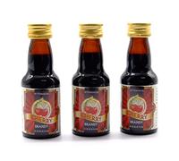 Cherry Brandy Essence 3x25ml - Alcohol-Free Flavouring | Extract for Vodka, Cocktails, Homemade Liquor | Makes 2.25L