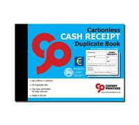 Cherry Carbonless NCR EURO Cash Receipt Duplicate Book A6 50 sets