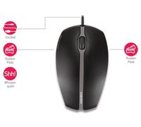 CHERRY - CHERRY GENTIX Silent Corded Mouse, Black