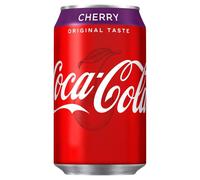 Coca Cola Classic Can Cherry 330 ml (Pack of 24), Vegetarian