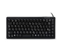CHERRY Compact-Keyboard G84-4100, American layout, QWERTY keyboard, wired keyboard, compact design, ML mechanism, black