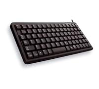 CHERRY Compact-Keyboard G84-4100, American layout, QWERTY keyboard, wired keyboard, compact design, ML mechanism, black