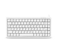 CHERRY Compact-Keyboard G84-4100, American layout, QWERTY keyboard, wired keyboard, compact design, ML mechanism, light gray