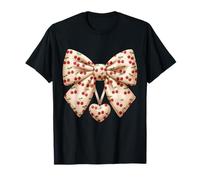 Cherry Coquette Bow Red Cherry Pattern T-Shirt
