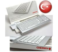 Cherry Design: Very Beautiful Keyboard Strait JK-0300 Alu Aluminum Slim Turk New