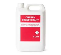 Cherry Disinfectant - 5L - Powerful Multi-Purpose Cleaner & Deodoriser, Concentrated Formula for Kitchens, Floors & Washrooms