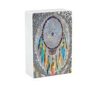 Cherry Dream Catcher Cigarette Case Stylish Lightweight Pocket Holder Case for Smoke Waterproof Cigarette Dispenser Cigarettes Accessories for Outdoor Camping Hiking