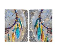 Cherry Dream Catcher Passport Holder for Travel PU Leather Passport Wallet Cover Organize Your Passports & Cards
