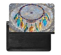 Cherry Dream Catcher Passport Holders PU Leather Passport Cover With Card Slots Waterproof Travel Wallet & Gifts