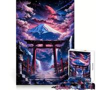 Cherry Dream Torii Gate 1000 Piece Jigsaw Puzzle for Adults Mind Wellness Stress Relief Fun Precise Join (50x75cm)