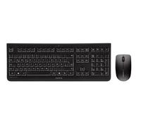 CHERRY DW 3000 keyboard Mouse included Universal RF Wireless AZERTY Belgian Black