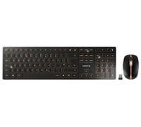 CHERRY DW 9100 SLIM keyboard RF Wireless + Bluetooth QWERTY English Black