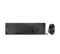 CHERRY DW 9500 Slim Wireless Desktop Keyboard and Mouse Combo, Extra Flat Thin Design with Ergo Friendly Mouse Companion. Bluetooth or USB Receiver.