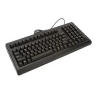 Cherry Electronics G80-1800LPCEU-2 Series G80-1800 Compact Industrial Keyboard, USB and PS/2 Interface, Mechanical Keyswitches, 15.9" W x 7.1" D x 1.7" H, black