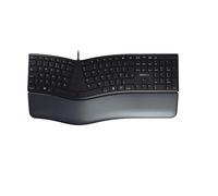 Cherry Ergo KC 4500 Keyboard - Cable Connectivity - USB Interface - 109 Key - English (US) - QWERTY Layout - Computer - Windows - Black