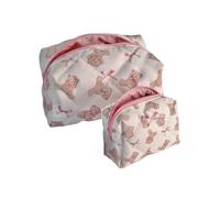 Cherry Ever After Teddy Bow Set, Pink, Coquette