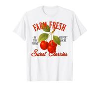 Cherry Farmers Market Gardening Farm A Fresh Sweet Cherries T-Shirt