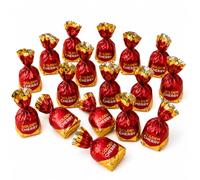 Cherry Filled Milk Chocolate Pralines, Individually Wrapped Chocolate Sweets, Smooth Cherry Flavour Centre, Gift, Sharing, Party Treats, Snack, Dessert, Suitable for Everyday Indulgence
